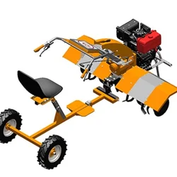Heavy Duty Power Tiller 5-8 HP, Petrol & Diesel with Multi-Attachments